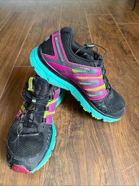 Salomon Women’s Black Pink Trail Running Shoes